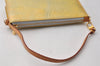 Authentic Louis Vuitton Vernis Lexington Hand Bag Pouch Yellow M91056 LV 9686I