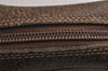 Authentic GUCCI Shoulder Cross Body Bag Purse GG PVC Leather Brown 9686J