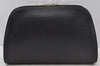 Authentic Louis Vuitton Epi Dauphine GM Pouch Clutch Bag Black M48432 LV 9687I