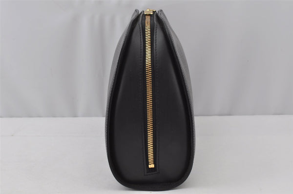 Authentic Louis Vuitton Epi Dauphine GM Pouch Clutch Bag Black M48432 LV 9687I