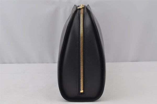 Authentic Louis Vuitton Epi Dauphine GM Pouch Clutch Bag Black M48432 LV 9687I