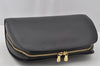 Authentic Louis Vuitton Epi Dauphine GM Pouch Clutch Bag Black M48432 LV 9687I