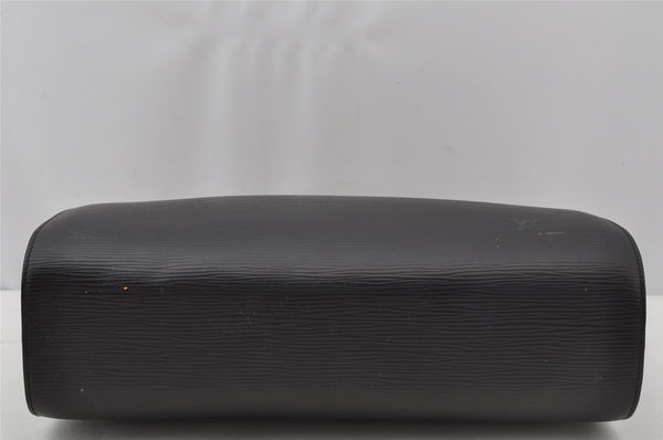 Authentic Louis Vuitton Epi Dauphine GM Pouch Clutch Bag Black M48432 LV 9687I