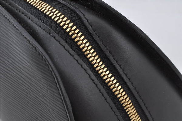 Authentic Louis Vuitton Epi Dauphine GM Pouch Clutch Bag Black M48432 LV 9687I