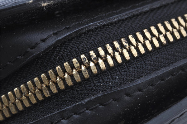 Authentic Louis Vuitton Epi Dauphine GM Pouch Clutch Bag Black M48432 LV 9687I