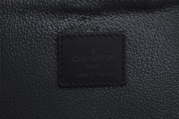 Authentic Louis Vuitton Epi Dauphine GM Pouch Clutch Bag Black M48432 LV 9687I