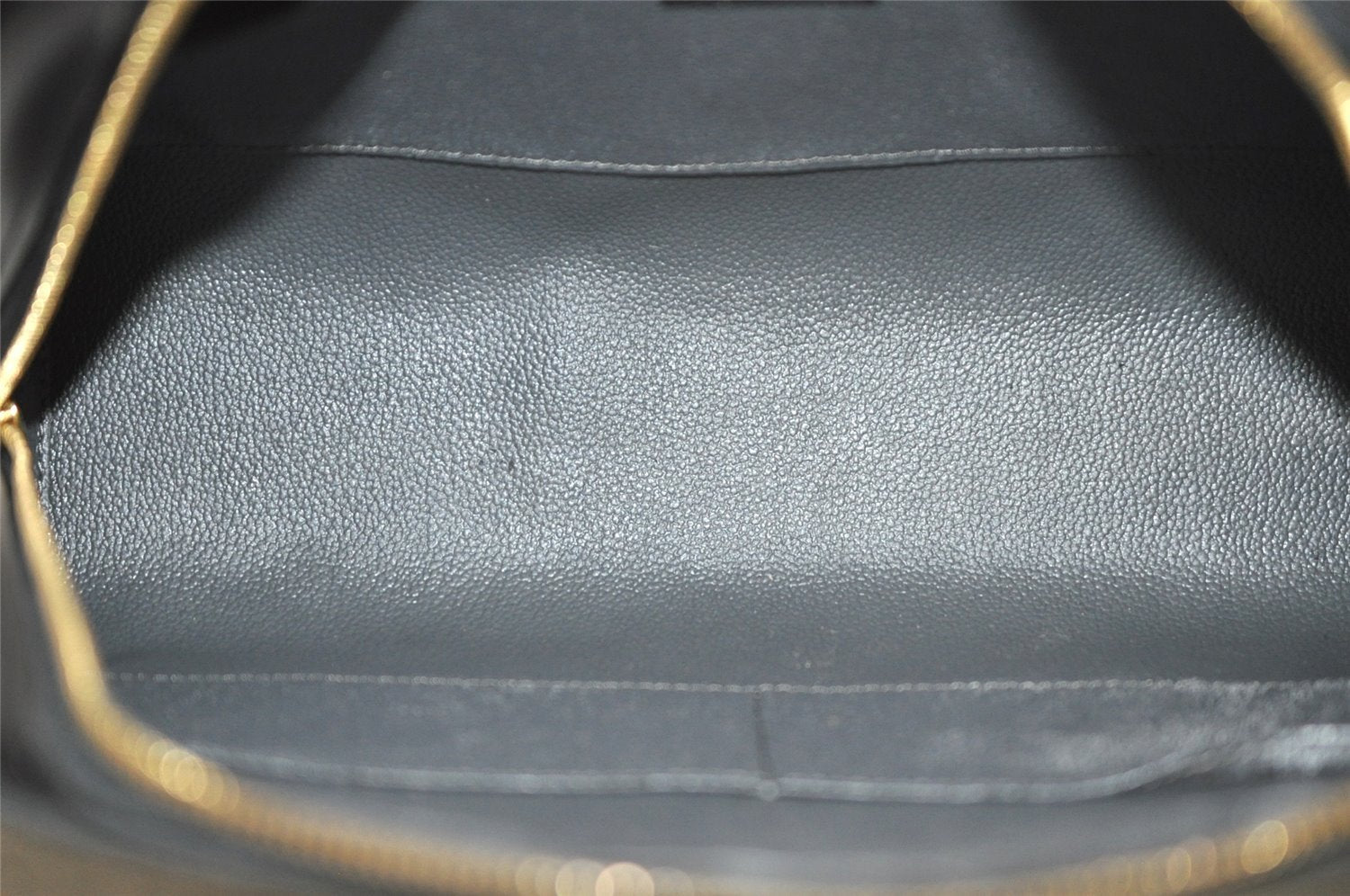 Authentic Louis Vuitton Epi Dauphine GM Pouch Clutch Bag Black M48432 LV 9687I