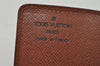 Auth Louis Vuitton Monogram Porte Cartes Credit Pression M60937 Card Case 9688J