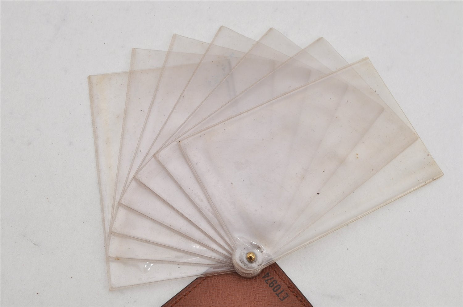 Auth Louis Vuitton Monogram Porte Cartes Credit Pression M60937 Card Case 9688J