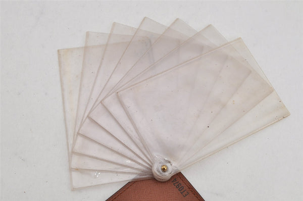 Auth Louis Vuitton Monogram Porte Cartes Credit Pression M60937 Card Case 9688J