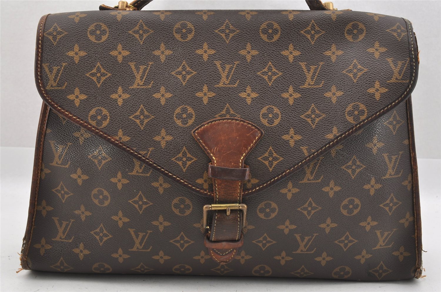 Authentic Louis Vuitton Monogram Beverly 41 M51121 2Way Hand Bag Junk 9689I