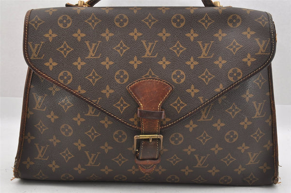 Authentic Louis Vuitton Monogram Beverly 41 M51121 2Way Hand Bag Junk 9689I