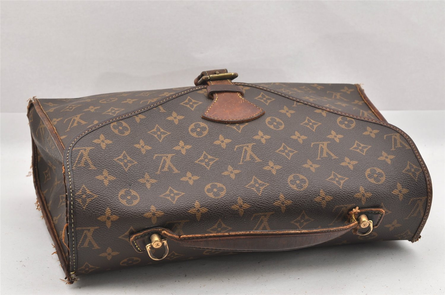 Authentic Louis Vuitton Monogram Beverly 41 M51121 2Way Hand Bag Junk 9689I