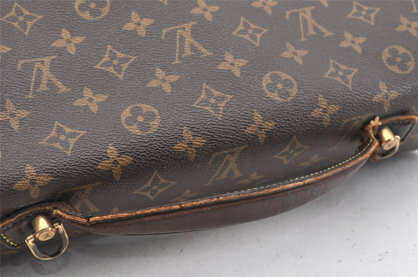 Authentic Louis Vuitton Monogram Beverly 41 M51121 2Way Hand Bag Junk 9689I
