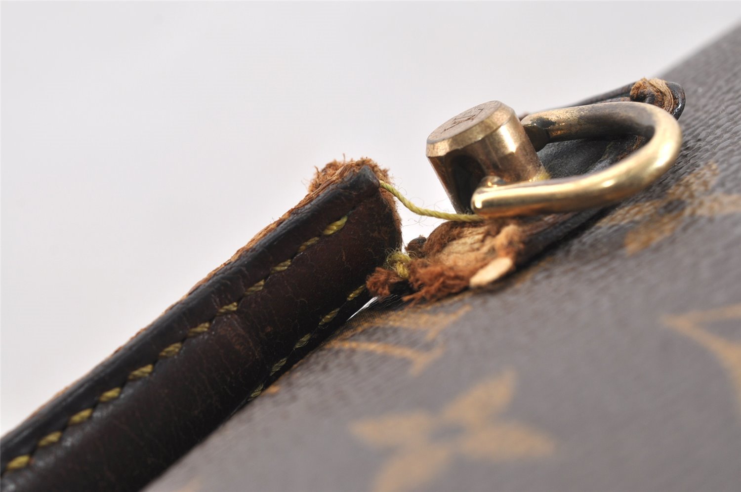 Authentic Louis Vuitton Monogram Beverly 41 M51121 2Way Hand Bag Junk 9689I