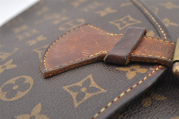 Authentic Louis Vuitton Monogram Beverly 41 M51121 2Way Hand Bag Junk 9689I