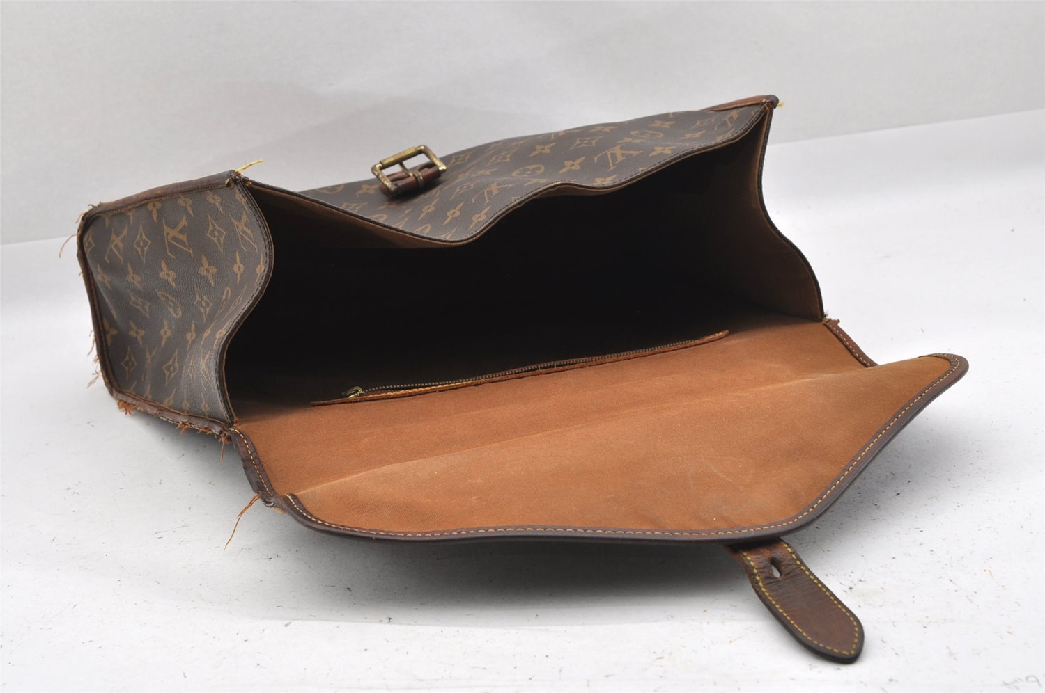 Authentic Louis Vuitton Monogram Beverly 41 M51121 2Way Hand Bag Junk 9689I