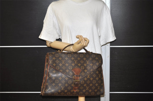 Authentic Louis Vuitton Monogram Beverly 41 M51121 2Way Hand Bag Junk 9689I