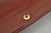 Auth Louis Vuitton Monogram Pochette Porte Monnaie Credit Wallet M61725 LV 9689J