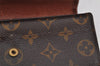 Auth Louis Vuitton Monogram Pochette Porte Monnaie Credit Wallet M61725 LV 9689J