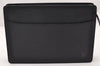 Authentic Louis Vuitton Epi Pochette Homme Clutch Hand Bag Black M52522 LV 9690I