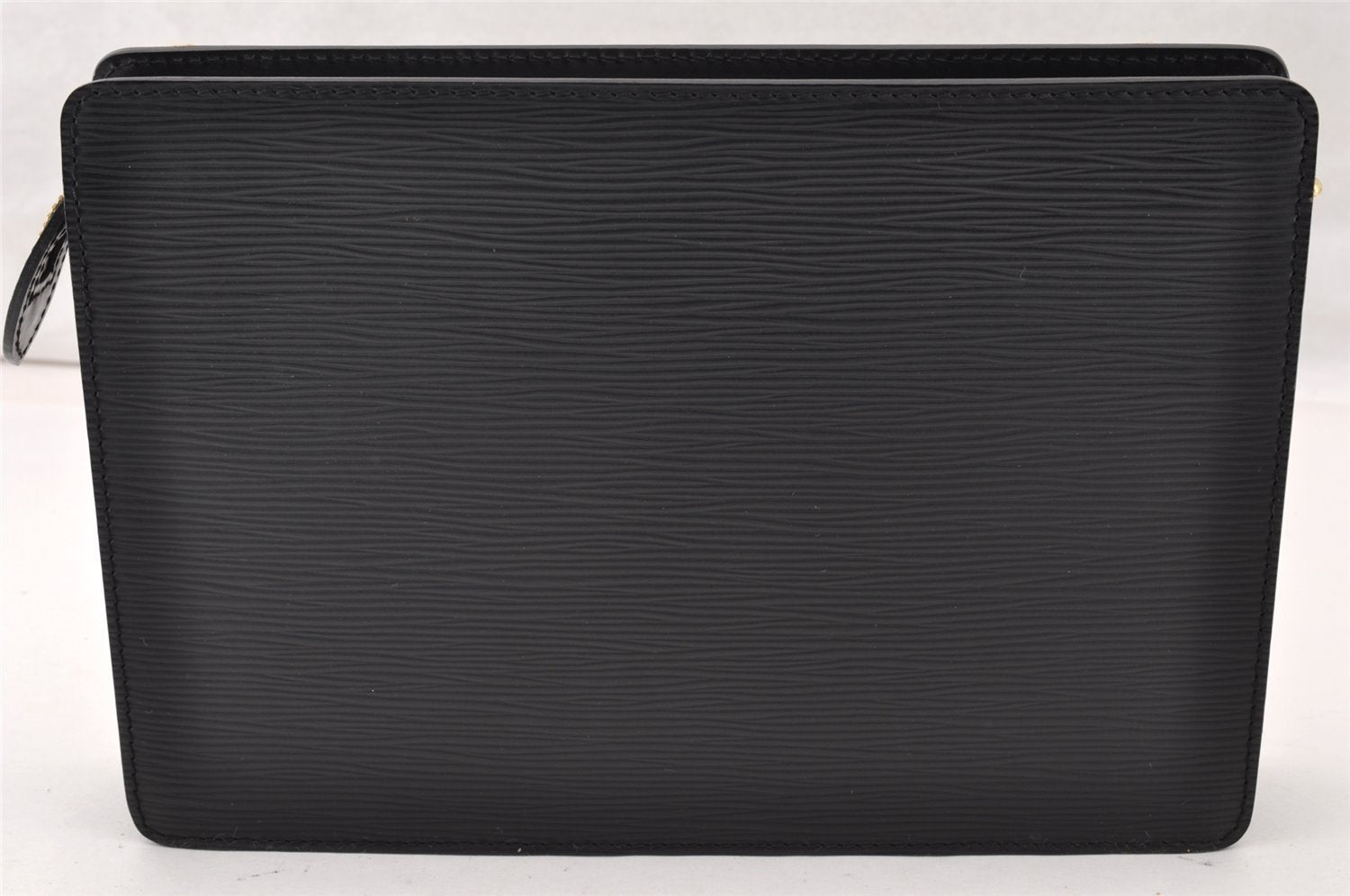 Authentic Louis Vuitton Epi Pochette Homme Clutch Hand Bag Black M52522 LV 9690I
