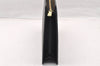 Authentic Louis Vuitton Epi Pochette Homme Clutch Hand Bag Black M52522 LV 9690I