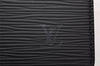 Authentic Louis Vuitton Epi Pochette Homme Clutch Hand Bag Black M52522 LV 9690I