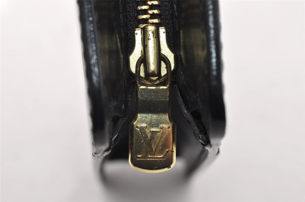 Authentic Louis Vuitton Epi Pochette Homme Clutch Hand Bag Black M52522 LV 9690I