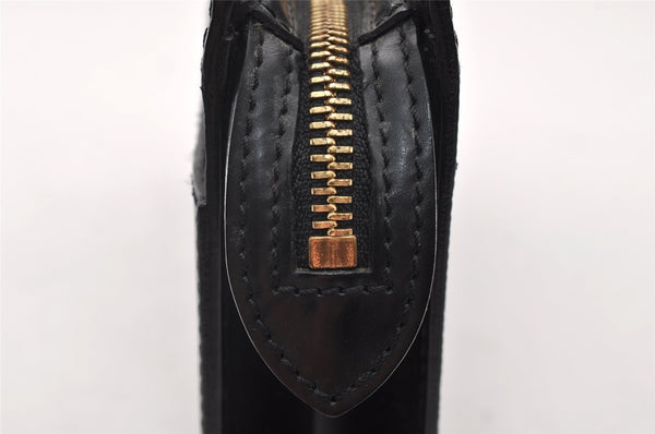 Authentic Louis Vuitton Epi Pochette Homme Clutch Hand Bag Black M52522 LV 9690I