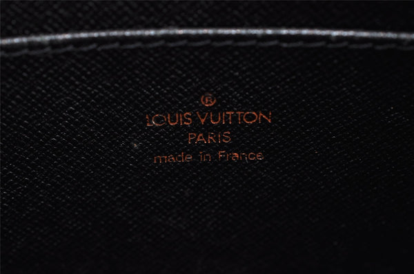 Authentic Louis Vuitton Epi Pochette Homme Clutch Hand Bag Black M52522 LV 9690I