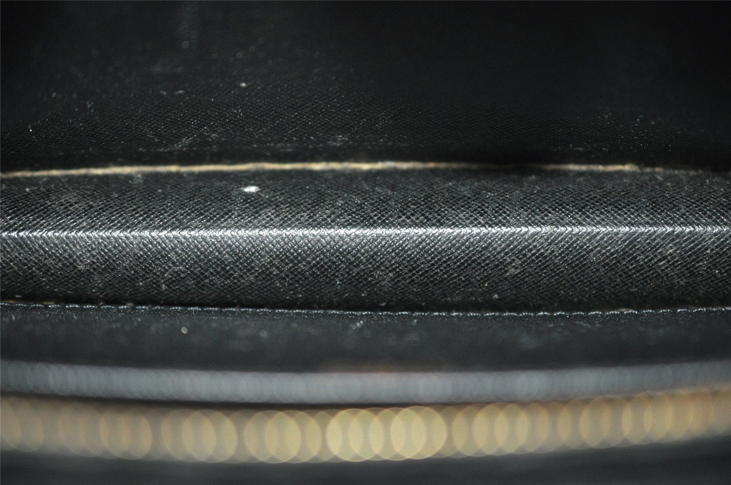 Authentic Louis Vuitton Epi Pochette Homme Clutch Hand Bag Black M52522 LV 9690I