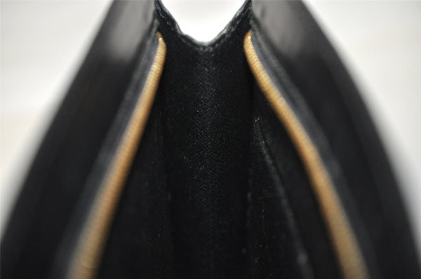 Authentic Louis Vuitton Epi Pochette Homme Clutch Hand Bag Black M52522 LV 9690I