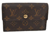 Authentic Louis Vuitton Monogram Portefeuille Alexandra Wallet M60047 LV 9690J