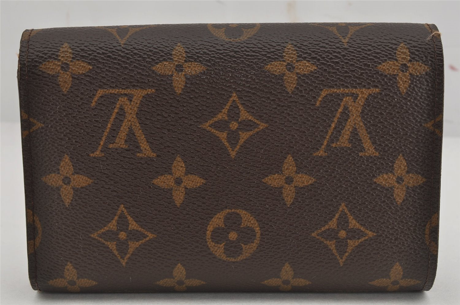 Authentic Louis Vuitton Monogram Portefeuille Alexandra Wallet M60047 LV 9690J