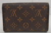 Authentic Louis Vuitton Monogram Portefeuille Alexandra Wallet M60047 LV 9690J