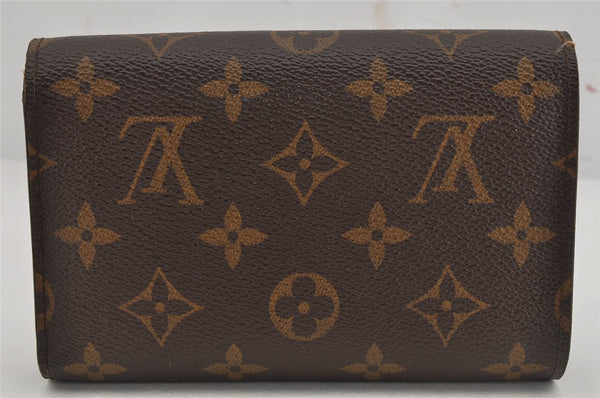 Authentic Louis Vuitton Monogram Portefeuille Alexandra Wallet M60047 LV 9690J