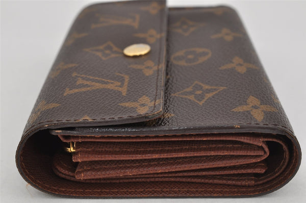 Authentic Louis Vuitton Monogram Portefeuille Alexandra Wallet M60047 LV 9690J