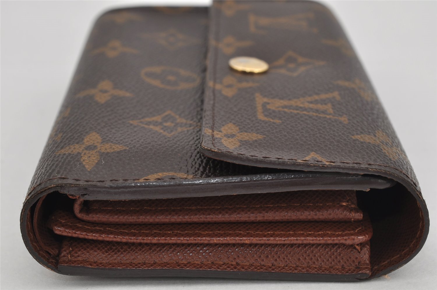 Authentic Louis Vuitton Monogram Portefeuille Alexandra Wallet M60047 LV 9690J