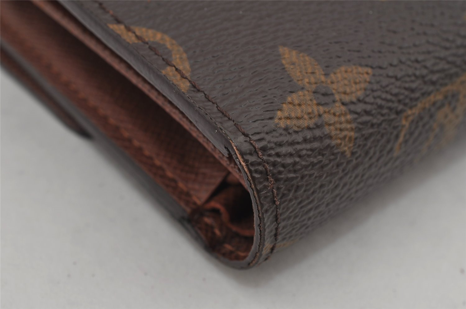 Authentic Louis Vuitton Monogram Portefeuille Alexandra Wallet M60047 LV 9690J