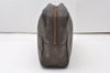 Auth Louis Vuitton Monogram Trousse Toilette 28 Clutch Hand Bag M47522 LV 9691I