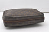 Auth Louis Vuitton Monogram Trousse Toilette 28 Clutch Hand Bag M47522 LV 9691I