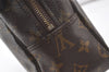 Auth Louis Vuitton Monogram Trousse Toilette 28 Clutch Hand Bag M47522 LV 9691I