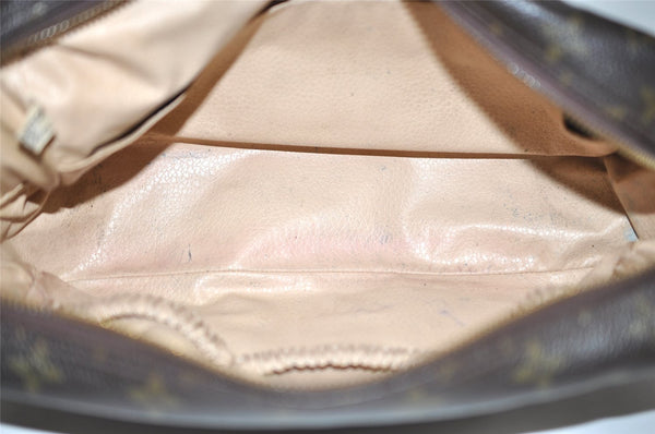 Auth Louis Vuitton Monogram Trousse Toilette 28 Clutch Hand Bag M47522 LV 9691I