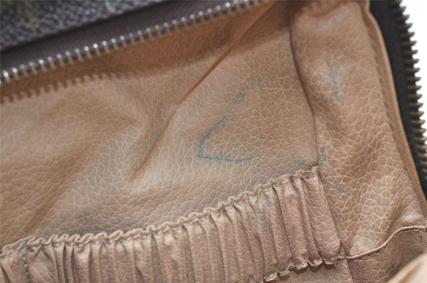 Auth Louis Vuitton Monogram Trousse Toilette 28 Clutch Hand Bag M47522 LV 9691I