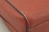 Authentic Louis Vuitton Epi Duplex Shoulder Tote Bag Brown M52423 LV Junk 9692I