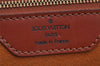 Authentic Louis Vuitton Epi Duplex Shoulder Tote Bag Brown M52423 LV Junk 9692I