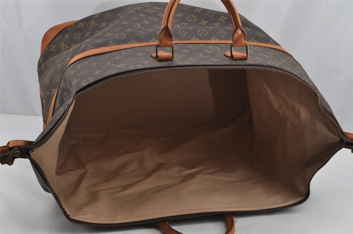 Authentic Louis Vuitton Monogram Cruiser Bag 50 Travel Hand Bag M41137 LV 9692J