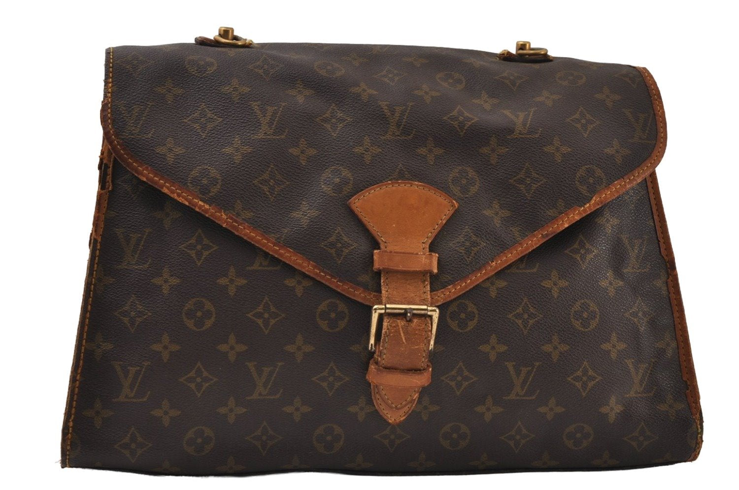 Authentic Louis Vuitton Monogram Beverly 41 M51121 2Way Hand Bag Junk 9693I