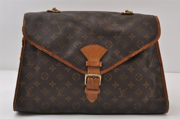 Authentic Louis Vuitton Monogram Beverly 41 M51121 2Way Hand Bag Junk 9693I